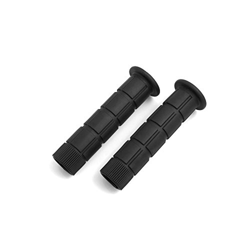 SYSTEM-S - Puños de Goma para Bicicleta BMX MTB, 53056666, Negro