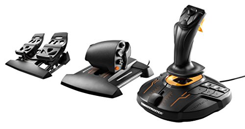 Thrustmaster T.16000M FCS FLIGHT PACK - Joystick - PC - Tecnología de precisión magnética H.E.A.R.T + mando de potencia TWCS + TFRP