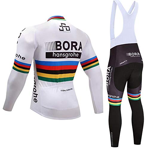 TOPBIKEB Ropa Ciclismo Verano para Hombre, Ciclismo Maillot Mangas Largas y Ciclismo Culote Bicicleta