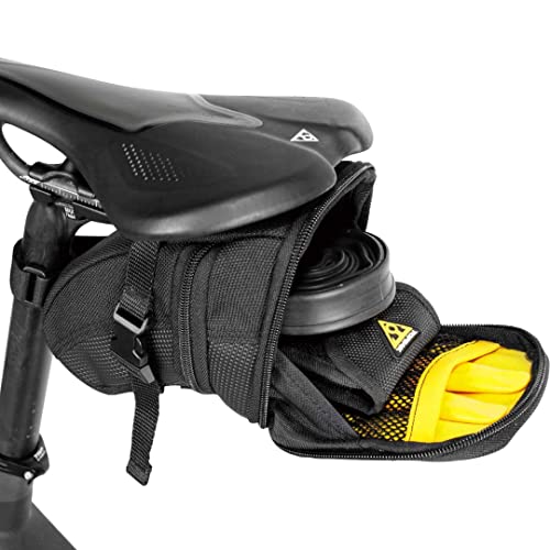 TOPEAK L Bolsa sillin aerodinámica Aero Wedge, Talla (Strap), Hombres, Negro