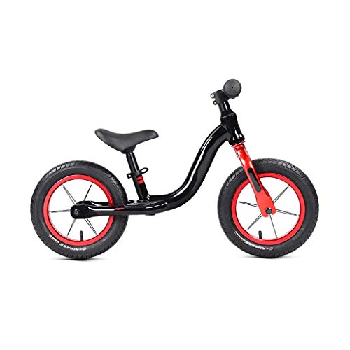 Trike Bicicleta de equilibrio para niños, para niños al aire libre, tipo competición, para principiantes, sin entrenamiento de pedales, rueda inflable para niños de 2 a 6 años, 3 colores (Color: