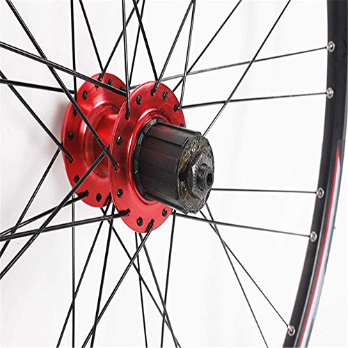 TYXTYX Ruedas de Bicicleta Llantas de radios Juego de Ruedas MTB 29 Pulgadas Trasero/Delantero, Bicicleta de montaña Ruedas de Bicicleta Ultraligero de Doble Pared Aleación de Aluminio Llanta de