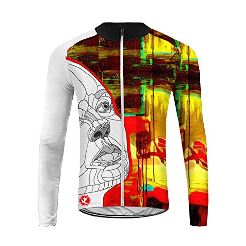 UGLY FROG Bike Wear Maillot Bicicleta Hombre Invierno Maillot Ciclismo Manga Larga para Hombres con Bolsillos