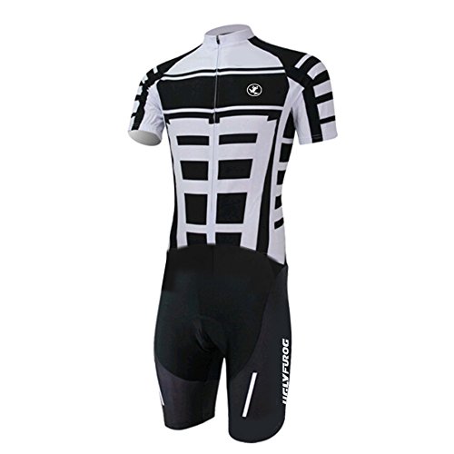 UGLY FROG FAEDX09 Ciclismo Hombres Skinsuit de Bicicleta Conjunto de Ropa de Ciclo Short Jersey with Short Legs de Manga Corta