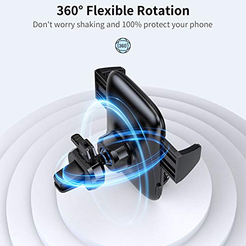 UNBREAKcable Soporte Movil Coche [2 en 1], Soporte Móvil Teléfono para  Salida de Ventilación del Coche con Rotación de 360 Grados con iPhone 13/13  Pro/12/12 Pro/11/X/8, Samsung, Xiaomi y Más