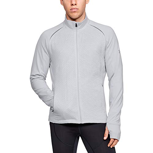 Under Armour Coldgear Reactor Run Insulated Jacket Chaqueta, Hombre, Gris, MD