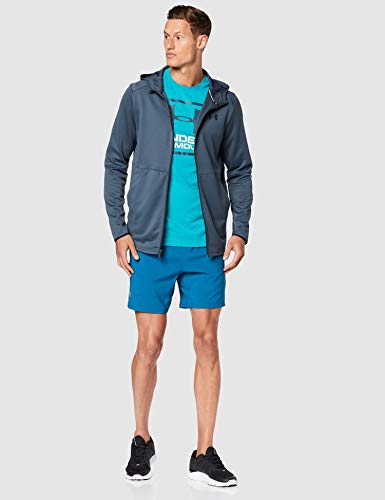 Under Armour Mk1 Warmup FZ Chaqueta, Hombre, Gris, LG