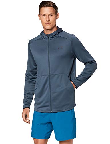 Under Armour Mk1 Warmup FZ Chaqueta, Hombre, Gris, LG