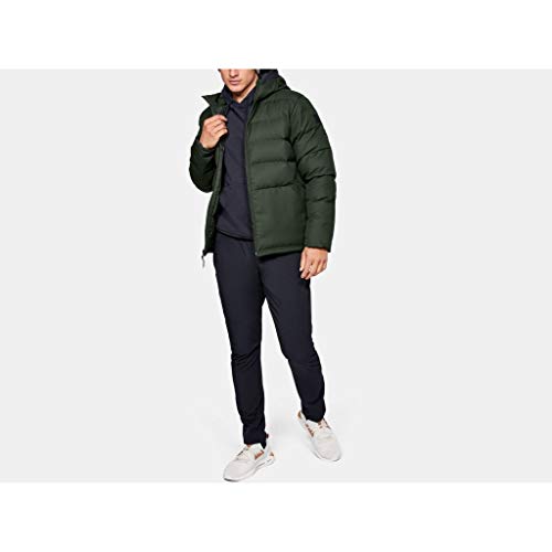 Under Armour Sportstyle Hooded Down Chaqueta, Hombre, Verde, MD