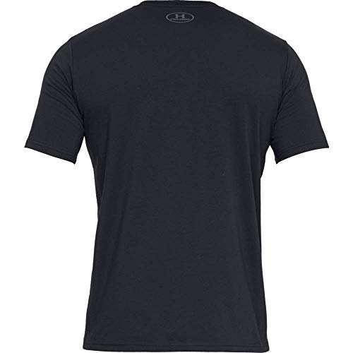 Under Armour UA Boxed Sportstyle Camiseta, Hombre, Negro (Black/Graphite), M