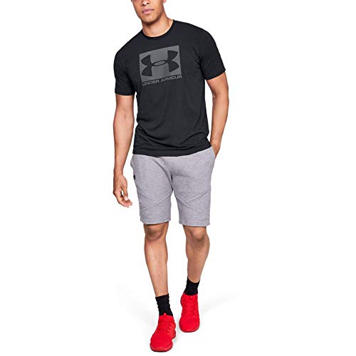 Under Armour UA Boxed Sportstyle Camiseta, Hombre, Negro (Black/Graphite), M