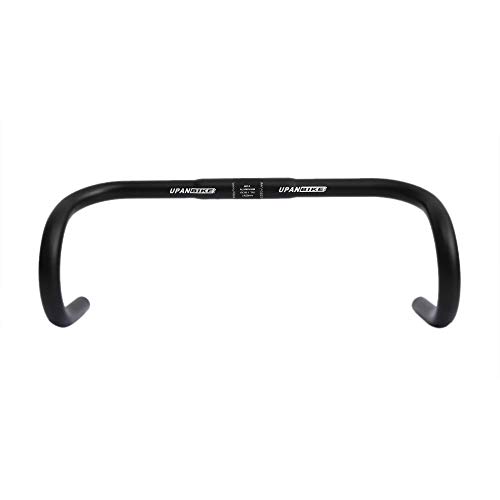 UPANBIKE Drop Bar Manillar doblado Aleación de Aluminio 31.8 mm para Bicicleta de Carretera de Engranaje Fijo