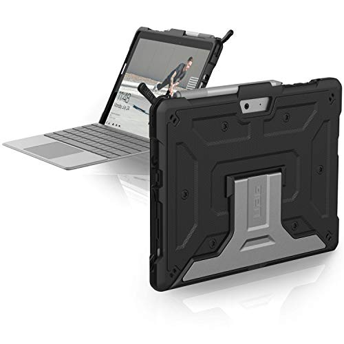 Urban Armor Gear Metropolis Funda con estándar Militar Estadounidense case para Microsoft Surface Go/Go 2 [Compatible con TypeCover, Soporte para bolígrafo de superficie, Función de soporte] negro