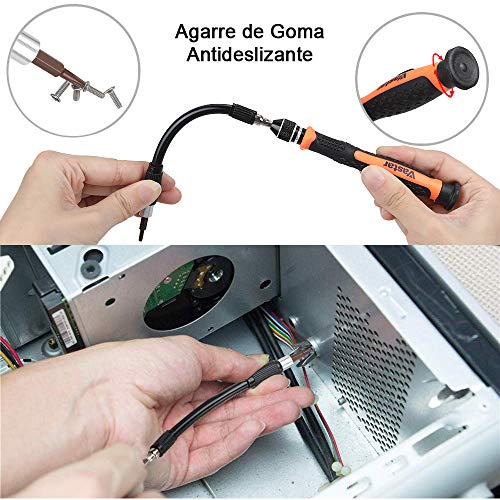 Vastar 68 en 1 Juego de Destornilladores de Precisión - Herramientas de Reparación de Destornilladores Profesional con Bolsa de Almacenamiento de EVA para Juegos, Teléfonos, Computadoras, PC