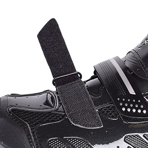 VeloChampion Scarpe da Ciclismo Elite Scarpe da Bici da Strada Uomo Compatibile con SPD 2 bulloni e SPD-SL 3 bulloni Scarpe da Bicicletta + Borsa Porta-Scarpe (EU 42)