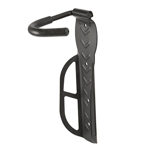 Ventura BDWH2 Soporte para Colgar la Bicicleta en la Pared, Unisex, Negro