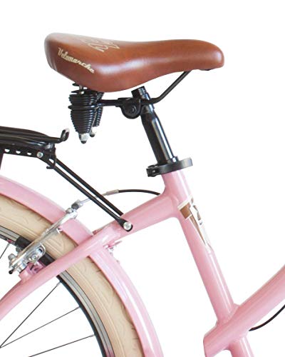 Via Veneto 26" Sun on The Beach Cruiser Bicicleta Rosa Retro Vintage Bici Mujer - Airbici