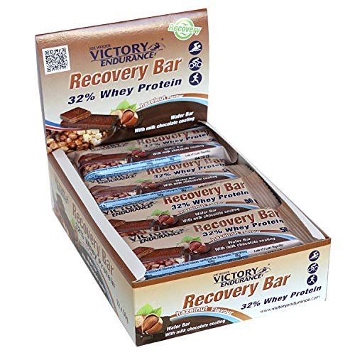 Victory Endurance Recovery Bar Sabor Avellana. Barrita recuperadora con 32% de proteína (12x50 g)