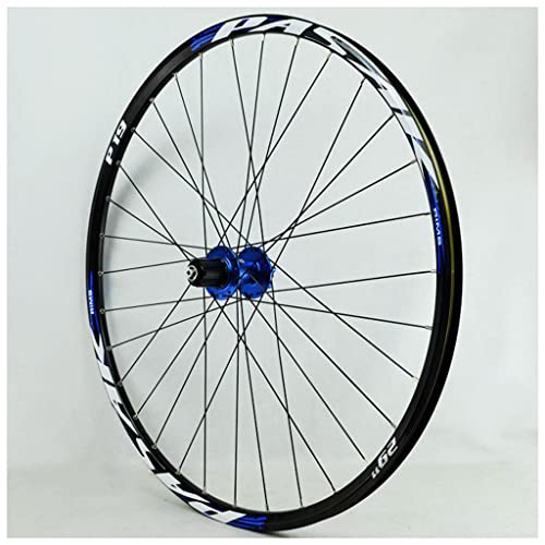 VPPV Rueda Trasera MTB 26 27,5 29 Pulgadas, Aluminio Doble Pared 4 Cojinetes Freno Disco Llanta para Cubierta 32H Carreras Montaña Centro Ciclismo Rueda Libre (Size : 29 Inch)