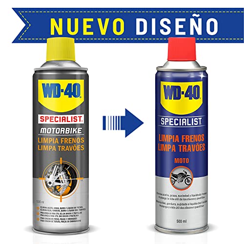 WD-40 Specialist Motorbike - Limpia Frenos- Spray 500 ml (34061)