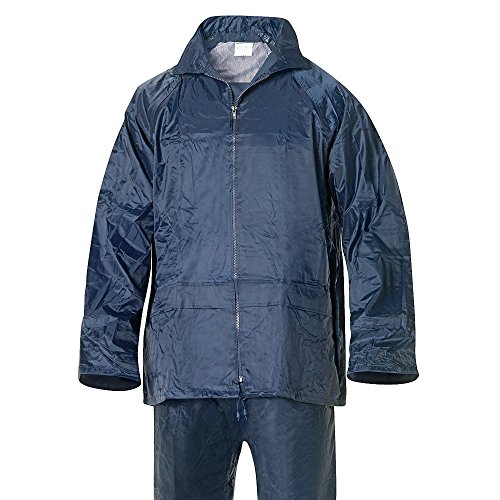 WOLFPACK LINEA PROFESIONAL 15010015 Traje de Agua Impermeable Azul Nylon Talla 7-L