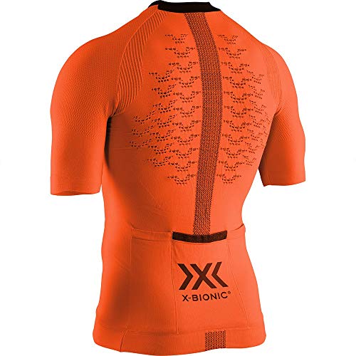 X-Bionic Maillot M/C The Trick G2 Bike Zip Hombre Naranja