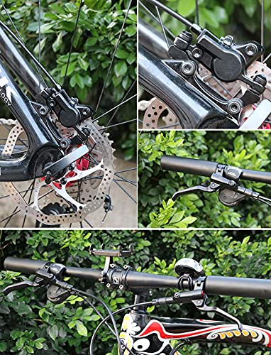 XUJINGJIE Frenos de Disco para Bicicletas Kit Freno Hidraulicos MTB Delantero y Trasero con Rotor de Disco Flotante 160mm,B
