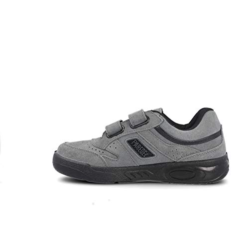 Zapatilla Soft Gris Paredes ECOLóGICO Serraje Velcro - Velcro - Talla 41