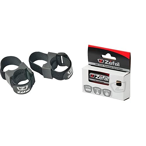 Zefal 109001, Fijación De Ciclismo + Co2 16G Blíster 2 Cartuchos, Deportes, Plata