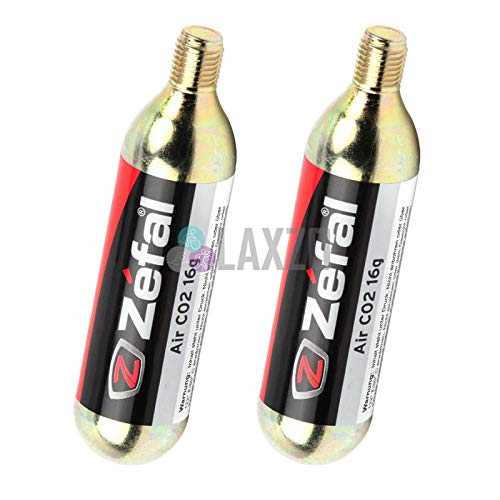 ZEFAL Co2 16g Blíster 2 Cartuchos, Deportes, Plata