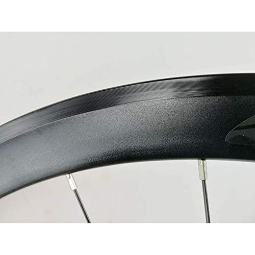 ZFF 700C Freno De Disco Bicicleta Carretera Juego De Ruedas Fuera del Camino Delantero Trasero Rueda Eje Pasante Freno V/C Los 40MM 7-12 Velocidad Volante Pared Doble (Size : F12X100 R12X142)