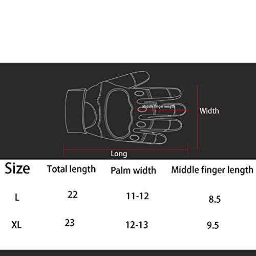 ZHIZI Guantes y Manoplas Guantes de Bicicleta Guantes de Motocicleta de Cross-Country Cross-Country (Color : Brass)