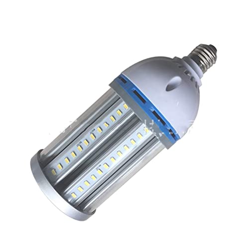 ZJDM Bombilla LED Tipo maíz 36W E27 500W Equivalente a 8000 s 6500K Gran área de luz Blanca fría Adecuada para Exterior Interior Garaje Almacén Taller Calle Fábrica Patio Trasero, Blanco Puro, 36