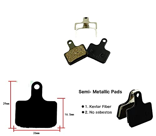 ZLLndz 4 Pares de Pastillas de Freno de Bicicleta/Apto para Shimano M9100 R9170 Ultegra R8070, U5000, RS805, RS505, RS405 RS305 Freno de Disco de Carretera, Deporte ex