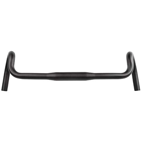 Zoom Gravel-Manillar de Aluminio cónico, 440 mm, 31,8 mm de diámetro, anodizado Negro Mate, Unisex Adulto