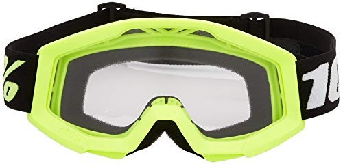 100% STRATA Mini Goggle Gafas de Sol Accesorios Deportivos, Adulto Unisex, Amarillo (Yellow), Talla Única