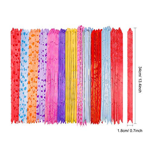 150 Mini Lazos para Envolver Regalos, Lazos de Regalo de Organza de 2,7 Pulgadas, Lazos de Cinta de Nudo de Regalo para Navidad, Boda, Decoración de San Valentín y Regalo de Cumpleaños