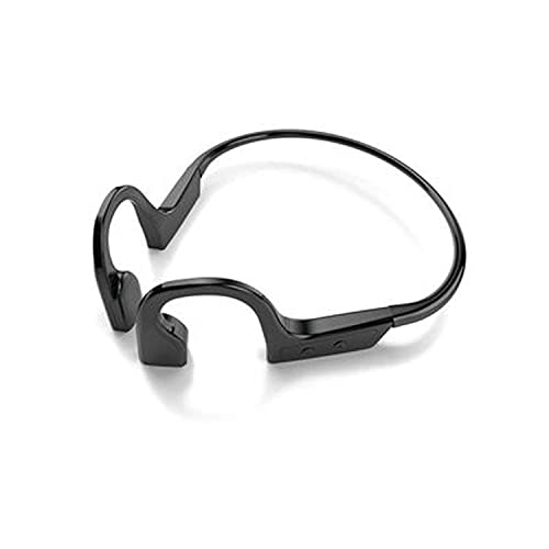 2021 Bone Conduction Wireless Bluetooth Waterproof Earphone, Sweatproof Stereo Headphones Lightweight Running Waterproof Not Ears (Black)