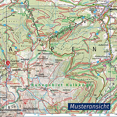 2250 Córcega Norte 1: 50.000: 3 Wanderkarten 1:50000 im Set inklusive Karte zur offline Verwendung in der KOMPASS-App. Fahrradfahren.