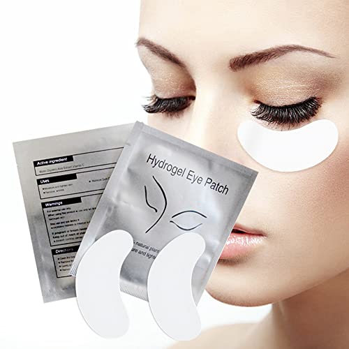 50 pares Parches para Pestañas,ZOLGINAH Eye Gel Pads，Lash Extension Pads Sin Pelusa,Gel de Ojos Almohadillas de Extensión para Pestañas,Eye Gel Parches Beauty Tool para Salón