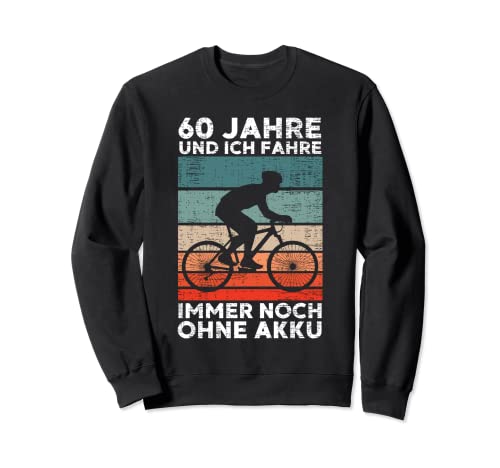 60 cumpleaños 60 años bicicleta ciclista Sudadera