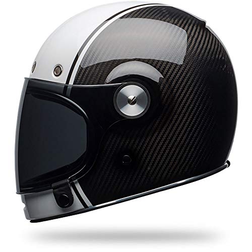 7092544 - Bell Bullitt Carbon Pierce Motorcycle Helmet S White Carbon