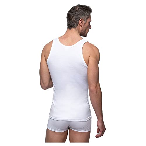 ABANDERADO Camiseta De Tirantes Sport, Blanco L