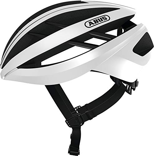 ABUS AVENTOR Fahrradhelm, Unisex, Polar White, M