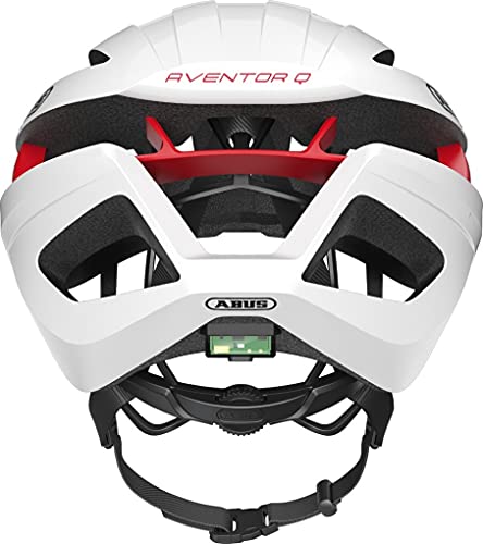 ABUS AVENTOR Quin Road Helm, Unisex, Polar White, M