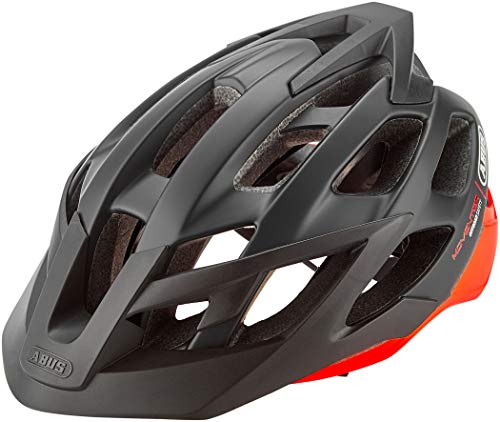 ABUS Shrimp Orange L Casco, Unisex, Negro (Rojo)