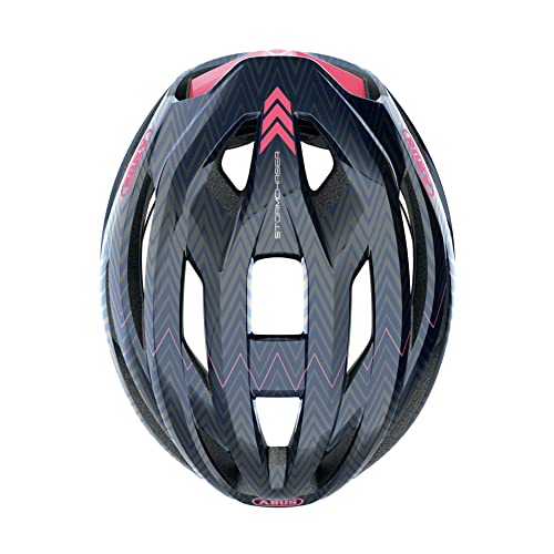 ABUS Stormchaser Casco de Bicicleta, Unisex Adulto, Zigzag Blue M, Medium