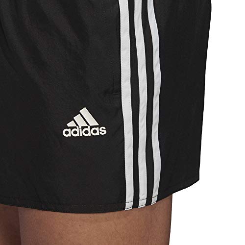 adidas 3S CLX SH VSL Swim Trunks, Mens, Black, Small