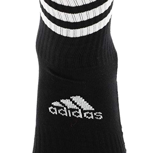 adidas 3S CSH CRW3P Calcetines, Unisex Adulto, Black/Black/Black, L