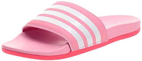 adidas Adilette Comfort, Chanclas Mujer, Rosado/Blanco (Suppop/Ftwbla/Rojsol), 39 1/3 EU